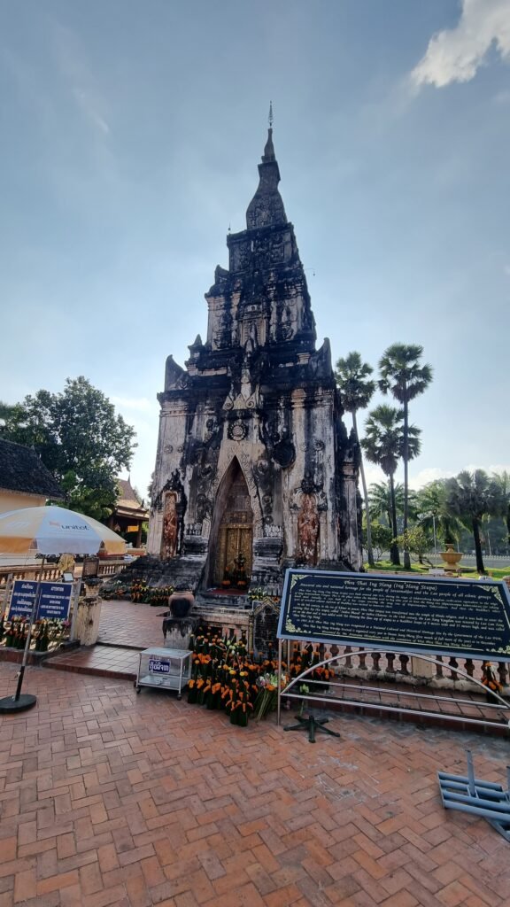 That Ing Hang Stupa outside of Savannakhet town