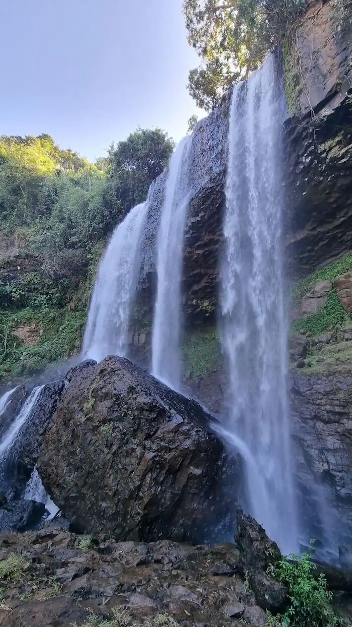 near shot tad kiet ork waterfall tad taiycseua valley bolaven plateau