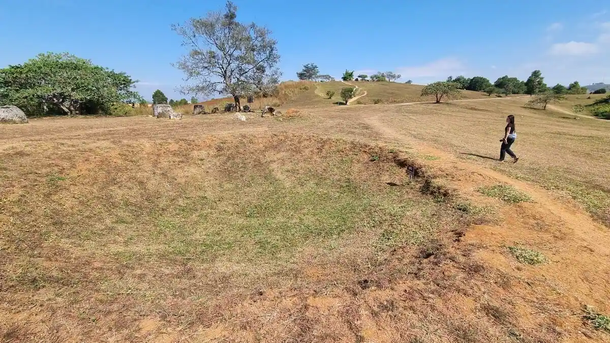 massive bomb crater plain of jars site 1